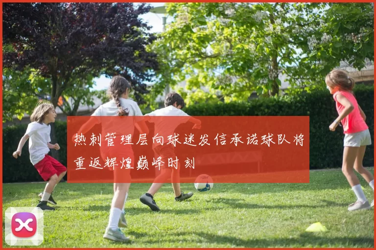 热刺管理层向球迷发信承诺球队将重返辉煌巅峰时刻